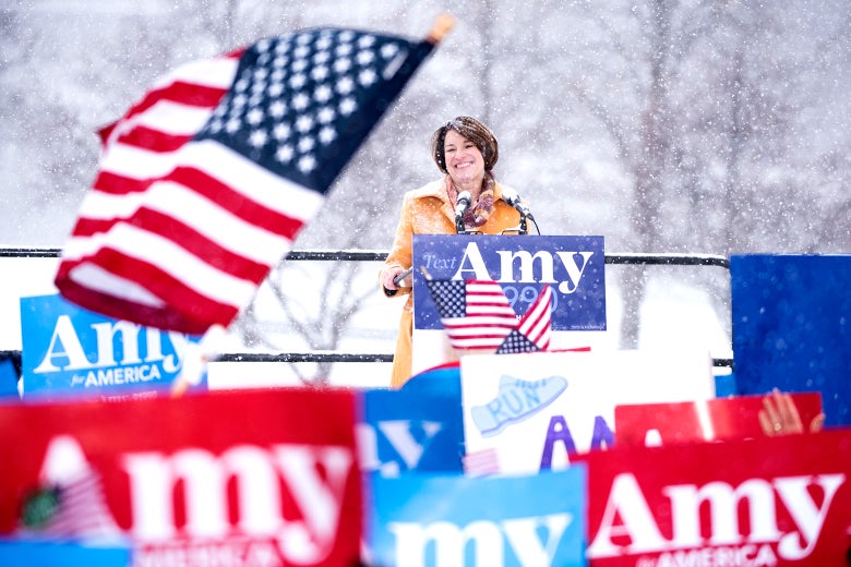 Sen. Amy Klobuchar announces her 2020 presidential bid.